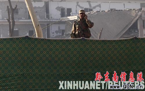 巴基斯坦白沙瓦再遭炸弹袭击11人死亡(组图)