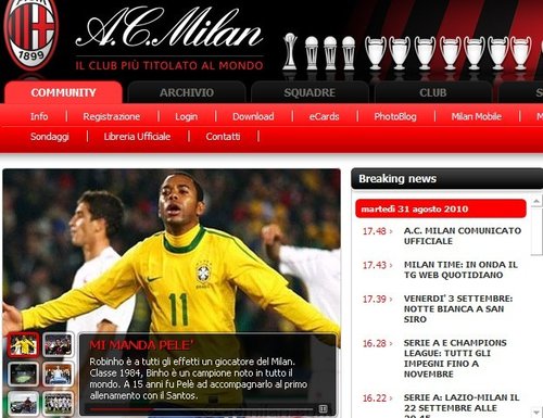 米兰官网截屏