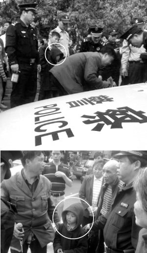 微博打拐:童丐称“爸爸会打我” 警方带走调查