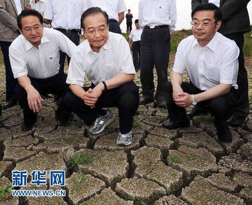 温家宝:大旱引发我对南水北调工程思考