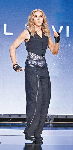 麦当娜秀肌肉 将出任美式足球界盛事表演嘉宾