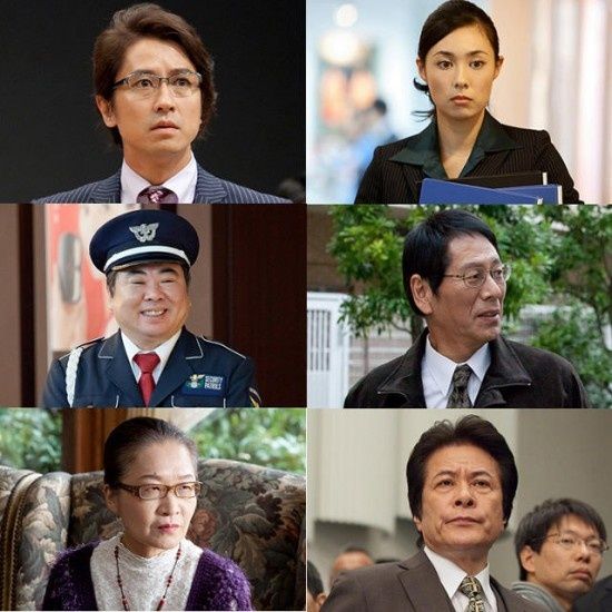 (左上顺时针)谷原章介、吹石一惠、大杉涟、鹿贺丈史、罇真佐子、塚地武雅。