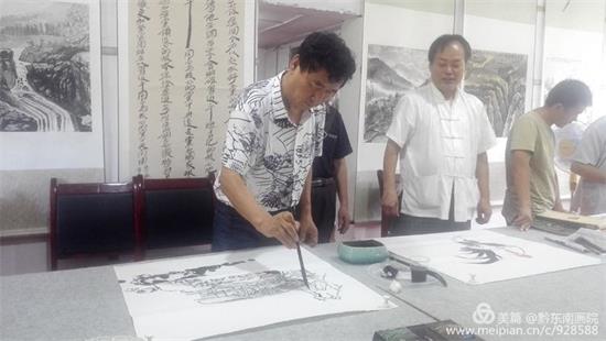 黔东南画院第一个“写生创作基地”成立——新一轮画师在此挥毫泼墨抒发情感