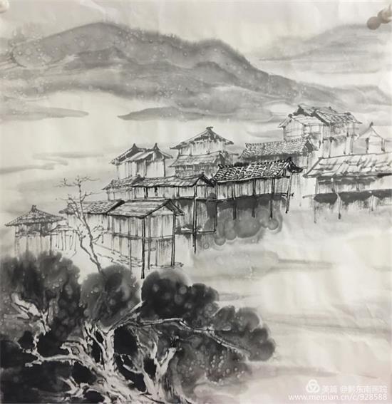 黔东南画院第一个“写生创作基地”成立——新一轮画师在此挥毫泼墨抒发情感