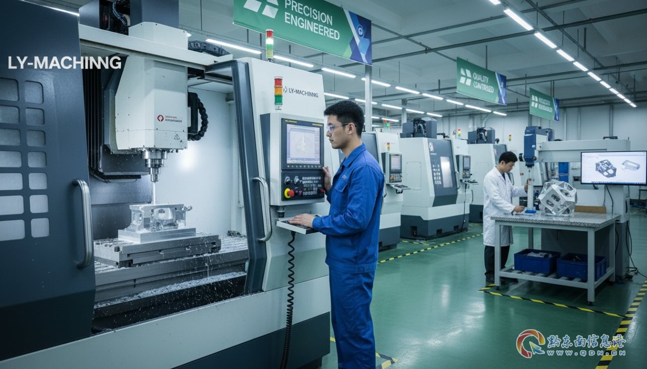 A dynamic factory shot of ly-machining